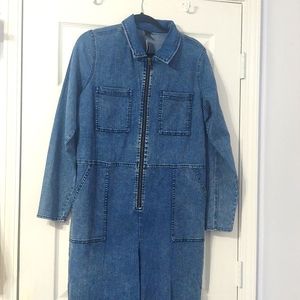 Wild fable onesie denim jumpsuit coverall fall winter overalls cute comfy 🩵💙💕